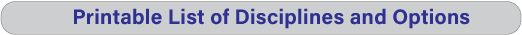 Link to list of disciplines and options