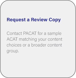Request a Review Copy from PACAT